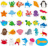 Hebayy 30 Adorable Non-Slip Sea Animal Bathtub Shower Deco Water-Resistance Stickers in 30 Designs...