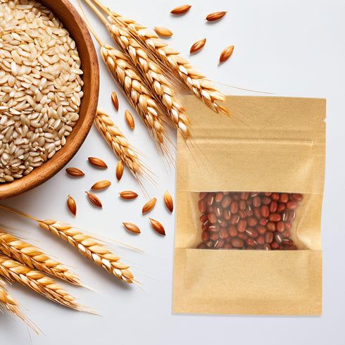 100pcs Seed envelopes resealable Seed saving envelopes with clear window Kraft paper seed packets for Garden Flower Vegetable Plants Seed Storage ...