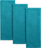 Classic Kitchen Towels, 100% Natural Cotton, The Best Tea Towels, Napkins, Absorbent and Lint-Free, Machine Washable, 16 x 24 Inch, 3 Pack (Dark G...
