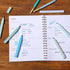 Mr. Pen- Aesthetic Highlighters and Pens No Bleed, 12 Pack, Forest Green Color Bible Highlighters No Bleed, Black Ink Bible Pens, Highlighter Pens...