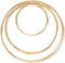 Macrame Hoop Gold Metal Rings for Dream Catcher Crafts (4" 6" 8" 9Pack)...