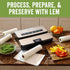 LEM MaxVac 2-Piece Vacuum Bag Rolls 8" x 20'...