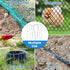 Garden Stakes - Landscape Staples 20 Pack 11 Gauge Tent Stakes, Garden Staples 6 Inch Anti-Rust Landscape Stakes for Weed Barrier, Irrigation Tubi...