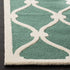 SAFAVIEH Cambridge Collection Accent Rug - 2' x 3', Teal & Ivory, Handmade Moroccan Wool, Ideal for High Traffic Areas in Entryway, Living Room, B...
