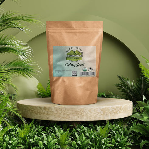 Organic Celery Seed Whole, Apium graveolens - Loaded with antioxidants and anti-inflammatory (4 oz) - ZeeHERBS...