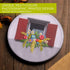 Bucilla Photographic 6" Stamped Embroidery Kit, Flower Box, Includes 4-Color Printed Fabric, 6" Hoop, Embroidery Floss, Needle, and Instructions, ...