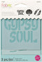 Fabric Creations Adhesive Boho Stencil, 3", Clear...