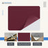 KING MOUNTAIN Canvas Repair Patch 9 x11 Inch 2 Pcs Self-Adhesive Waterproof Fabric Patch for Sofas, Tents, Furniture,Tote Bags, Car Seats (Burgund...