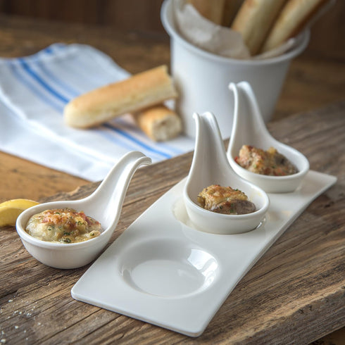 CFS HAL3102 Halcyon Spoon Bowl, 2.5" - 1 oz, Bone...