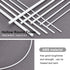 OLYCRAFT 30Pcs ABS Plastic Hollow Round Tubes 12" Length Plastic Round Bar Rods 3mm 4mm 5mm 6mm 8mm Round Hollow Bar for DIY Handmade Sand Table M...