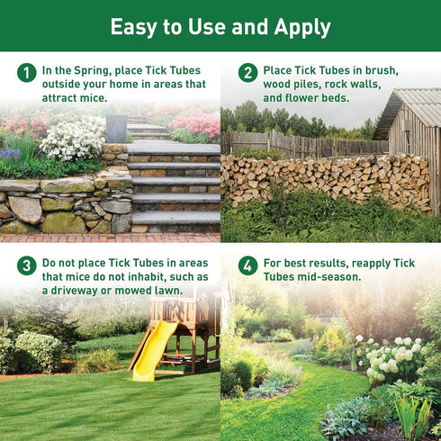 Thermacell Tick Control Tubes for Yards; Protects Backyards and Properties from Ticks; No Spray, No Granules, No Mess; Environmentally Friendly Al...