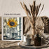 Posterizer 1 pcs-lone sunflower in a round vase-minimalist modern art 1-Floral & Botanical Art-Collectibles & Fine Art-Decor for Home & Office- un...