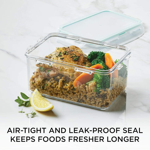LOCK & LOCK Purely Better Tritan Container/Rectangle Food Storage Bin, 37 Ounce, Clear...