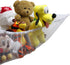 Simple Houseware 2 Pack Stuffed Animal Toy Hammock Net, Corner Wall Storage for Kids Room, White...