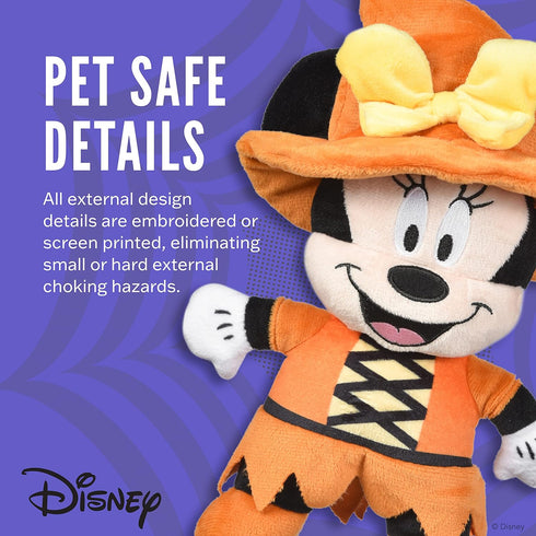 Disney for Pets 9" Halloween Plush Minnie Mouse Toy for Dogs | Minnie Mouse Plush Dog Toy | Disney Toys for All Dogs, Official Dog Toy Product of ...