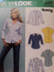 New Look Sewing Pattern 6407 Misses Tops, Size A (10-12-14-16-18-20-22)...