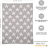 Living Textiles Grey Stars Chenille Soft Baby Blanket Reversible Premium Cozy Fabric for Best Comfort - for Infant,Toddler,Newborn,Nursery,Boy,Gir...