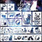 Cat Stencils for Painting, 18 Pack Reusable Plastic Drawing Template for DIY Cat Painting Craft, Cute Cat Stencils for Painting on Wood Wall Canva...