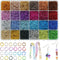 About 7200pcs 24 Colors Jump Rings Jewelry Findings 6mm Jewelry Open Jump Rings for Choker Bracelets Necklaces Chain Jewelry Making...