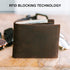 Top Grain Leather Wallet for Men | RFID Blocking | Extra Capacity Bifold Wallet with 2 ID Windows | Ultra Strong Stitching | Slim Billfold with 8 ...