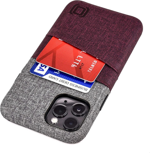 Dockem Wallet Case for iPhone 11 Pro: Built-in Metal Plate for Magnetic Mounting & 2 Credit Card Holder Slots (5.8" Luxe M2 Synthetic Leather, Mar...