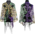QLINLEAF Mardi Gras Shawl Scarf Sequin Mardi Gras Outfit for Women with Headband and Earrings Canival Party Favor...