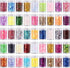 Chunky Fine Mixed Glitter,Set of 45 Colors,Holographic Glitter for Epoxy Resin DIY Craft,Nail Art,Face Eye Hair Make up,Iridescent Sequin Flake Ch...