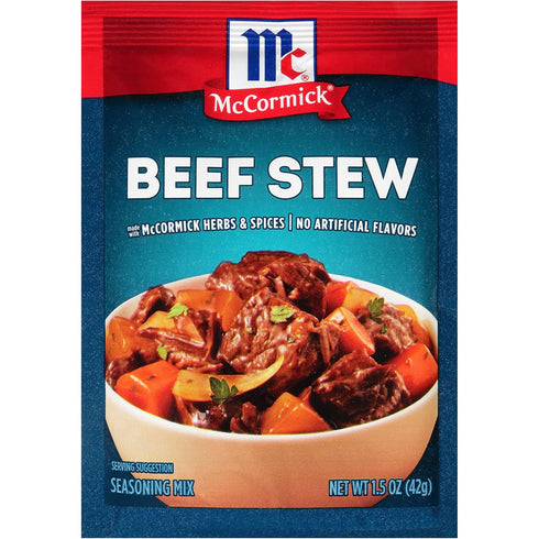 McCormick Beef Stew Seasoning Mix, 1.5 oz (Pack of 12)...