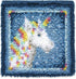 Wonderart Latch-Hook Kit, Unicorn, 12" X 12"...