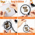 WATINC 10Pcs Embroidery Kit for Kids Stamped Cross Stitch, DIY Key Chain with Puppy Patterns Needlepoint Starter Kits, Craft Supplies for Beginner...