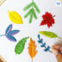 Bradove 3 Sets Leaves and Flowers Embroidery Practice Kit, Embroidery Kit for Beginners Adults, Learn to Embroider Kit Adult Beginner, Embroidery ...