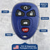 2X KeylessOption Key Fob Replacement for 2004 2005 2006 2007 2008 2009 2010 2011 2012 2013 Buick Chevrolet Chevy Cobalt Malibu Pontiac G5 G6 Satur...