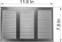 Vent Systems 12'' x 8'' Inch Galvanized Air Vent Cover Metal Air Return Grill with Built in Pest Guard Screen HVAC Vent Cover for Home Improvement...