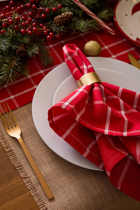 DII Jute Burlap Collection Kitchen Tabletop, Placemat Set, 13x19, Solid Natural, 6 Count...