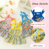 3 Pcs Floral Dog Dresses Dog Clothes for Small Dog Girl Summer Dress for Puppy Kitten Cute Lightweight Breathable Cotton L...