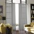 Curtainworks Soho Voile Sheer Grommet Curtain Panel, 59 by 84", Silver...