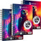 Artisto 5.5X8.5” Premium Sketch Book Set, Pack of 3 (300 Sheets), 68lb (100gsm), Spiral Bound, Acid-Free Drawing Paper, Perfect for Most Dry Media...
