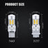 Alla Lighting 7444NA 7443 LED Switchback Turn Signal Lights Bulbs, Dual Color Amber Yellow/6000K White, Blinker Lamps/Parking Lights/DRL Super Bri...