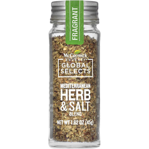 McCormick Gourmet Global Selects Mediterranean Herb & Salt Blend, 1.62 oz...