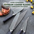 GreenPan Titanium 4" Paring Knife, Titanium Coated, Stainless Steel, Eco-friendly, Ergonomic Grip, Slip Resistant, Balanced, Heat Treated, Hand Sh...