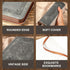 CAGIE Leather Vintage Journal for Men Soft Cover Lined Pages Notebook 180 Lay Flat for Writing Travel Diary, 5.7'' x 8.3'', Grey...