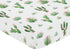 Pink Green Boho Watercolor Baby or Toddler Fitted Crib Sheet for Cactus Floral Collection by Sweet Jojo Designs...