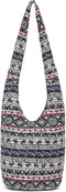 Women Shoulder Handbags Fashion canvas Hippie Crossbody Bags Bohemian Animal Prints Hobo Bags...