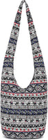 Women Shoulder Handbags Fashion canvas Hippie Crossbody Bags Bohemian Animal Prints Hobo Bags...