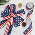 American Flag Ribbon, DIY Summer Ribbon Patriotic Ribbon Red Ribbon, Red White and Blue Ribbon for Gift Wrapping Decorations, Fourth of July Ribbo...