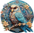 KAAYEE Wooden Jigsaw Puzzles-Wooden Puzzle Adult Unique Shape Advanced Wise Owl Wooden Jigsaw Puzzle for Adult,Family Puzzles 9.7 * 9.4 in 197 pcs...