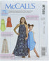 McCall's Patterns Children's/Girls' Gathered Neckline Sleeveless Dresses...