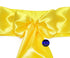 MDS Pack of 50 PCS Satin Chair Sashes Charmeuse Sateen Dining Chair Bows Ribbon Ties Back Sash for Wedding Party Birthday Home Hotel Restaurant Ba...