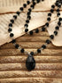 Sacina Gothic Black Teardrop Choker Necklace, Black Bead Necklace, Gothic Choker, Gothic Necklace, Halloween Necklace, Costume Jewelry, Christmas ...