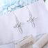 Sllaiss Sterling Silver Celtic Knot Cross Dangle Earrings White Gold Plated Good Luck Vintage Cross Drop Earrings Irish Jewelry...